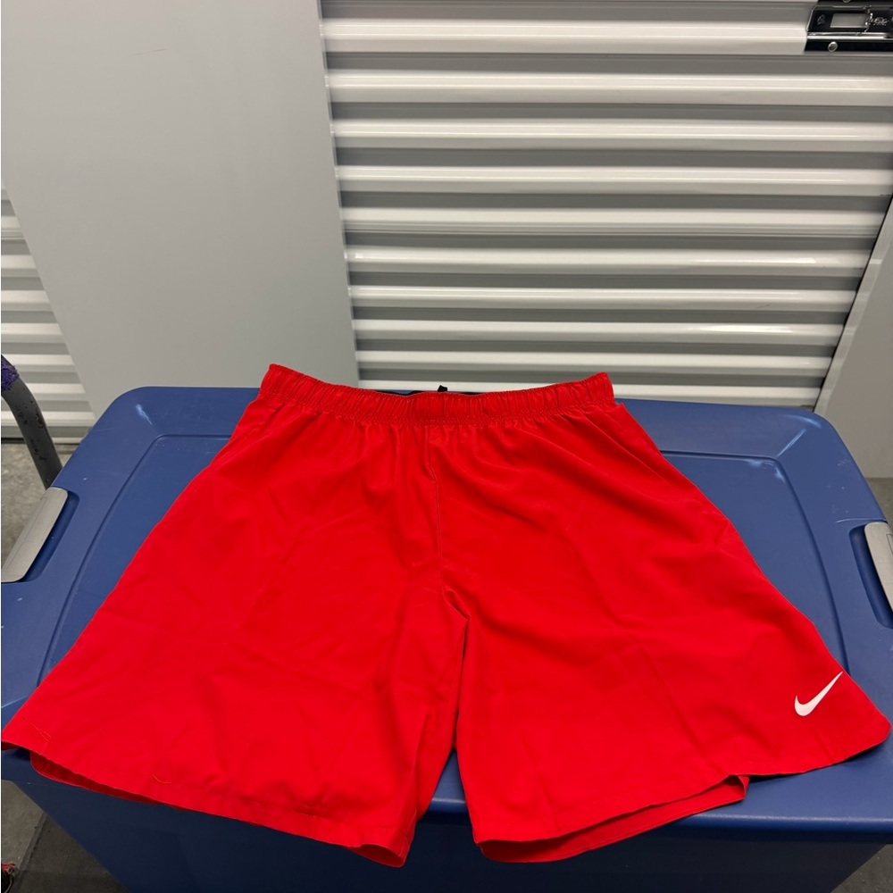 Nike Bright Red Sports Shorts